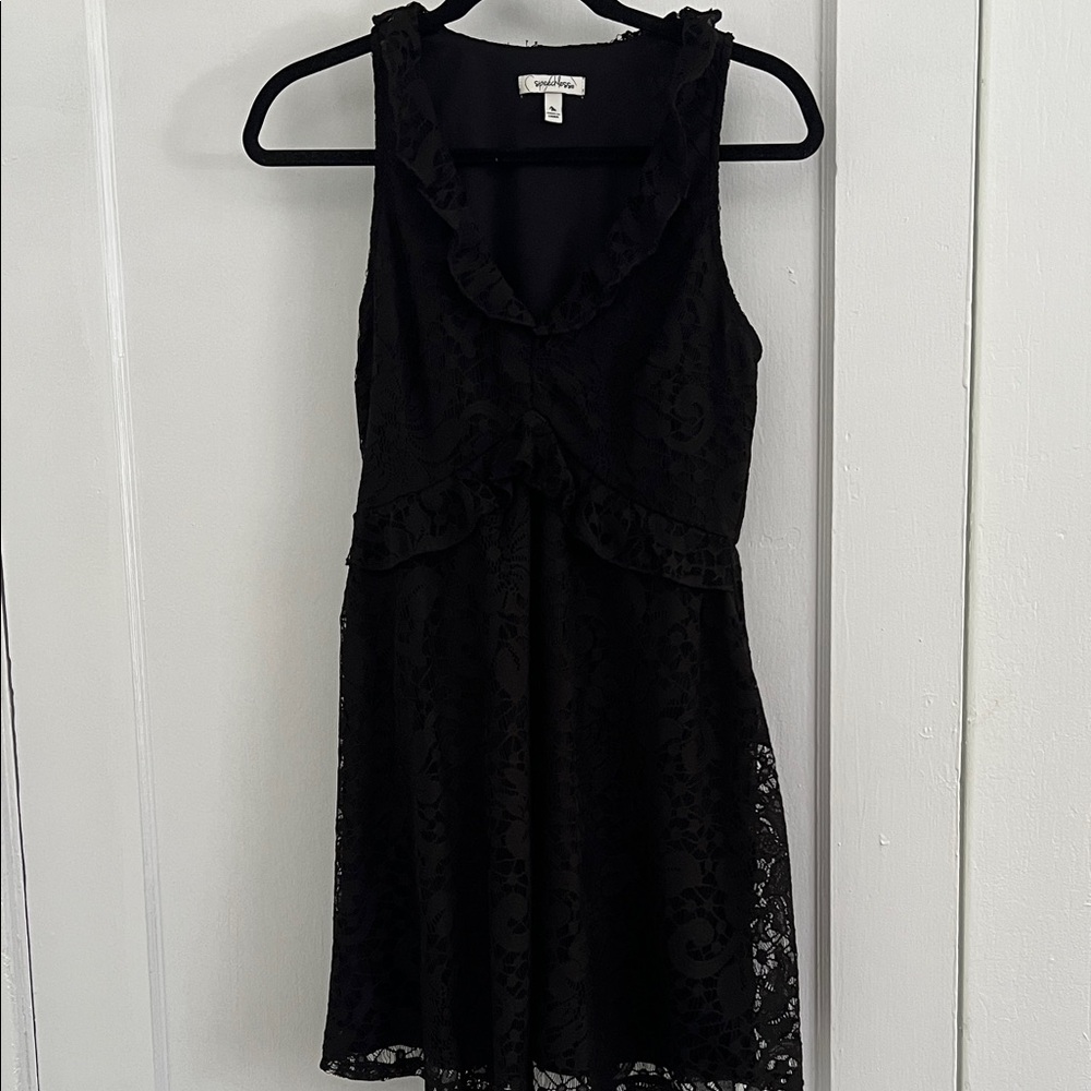NWT Speechless Elegant Black Lace Mini Dress